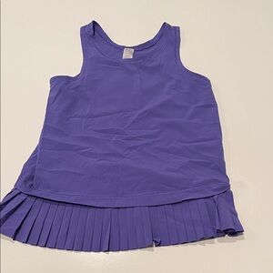 Ivivva by Lululemon Purple Tank Top with Pleated Hem